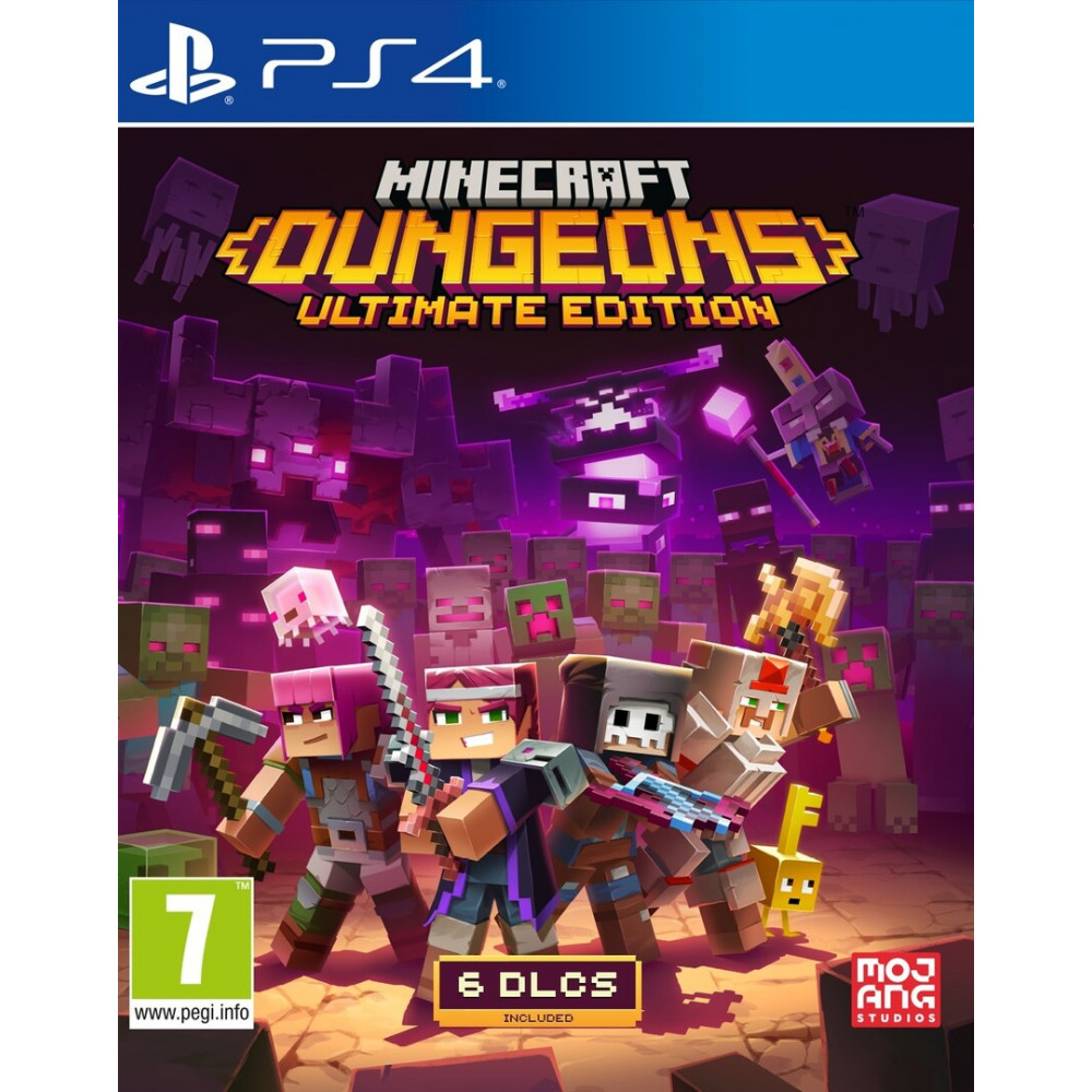 Minecraft Dungeons - Ultimate Edition [PS4, русские субтитры] (Б/У)