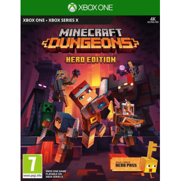 Minecraft Dungeons Hero Edition includes Hero Pass (R-2) [Xbox One/Series, русские субтитры] (Б/У)