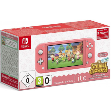 Nintendo Switch Lite + код Animal Crossing: New Horizons + NSO (3 мес.членства)