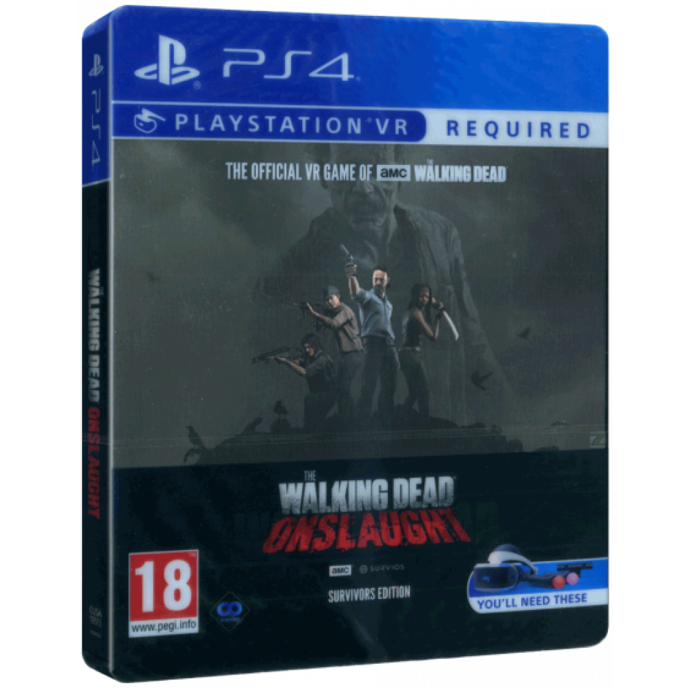 The Walking Dead: Onslaught-Survivors Edition VR (Steel Box) [PS4, английская версия]