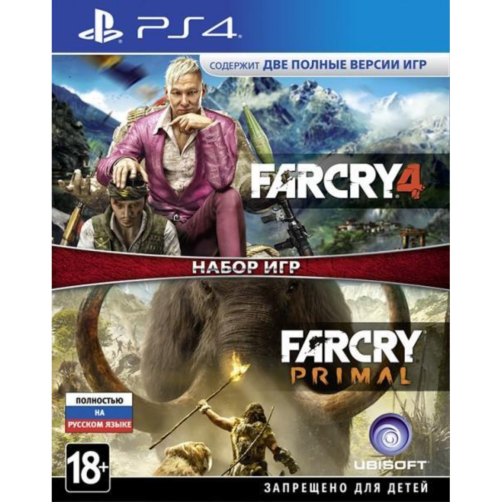 "Far Cry 4" + "Far Cry Primal" [PS4, русская версия]