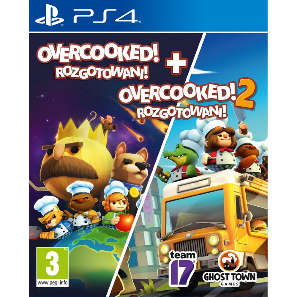 Overcooked & Overcooked! 2 - Double Pack [PS4, английская версия]
