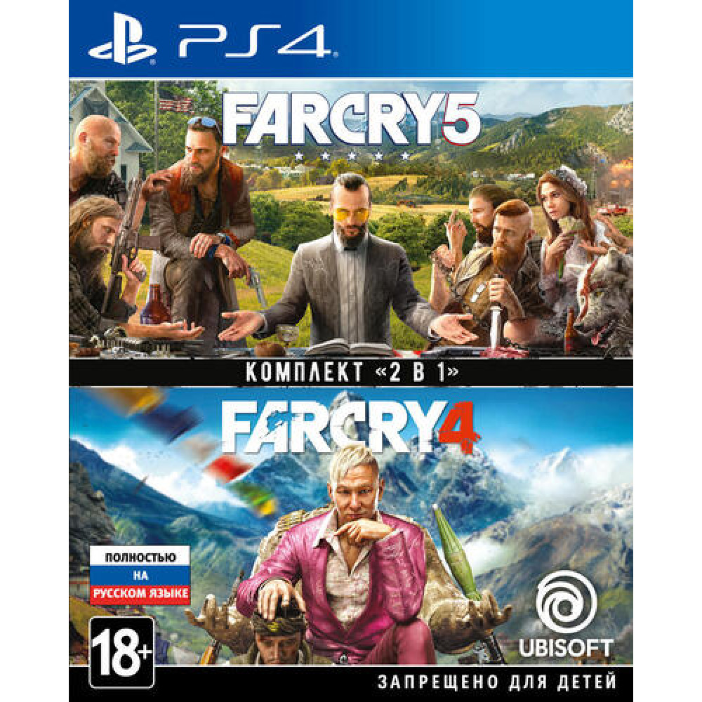 Far Cry 4 + Far Cry 5 [PS4, русская версия]