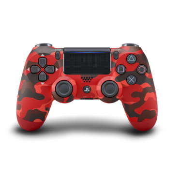 DualShock 4 v2 Red Camouflage / красный камуфляж, оригинал (Б/У)