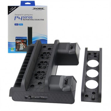 Подставка вертикальная Dobe TP4-882 Black для PS4 Slim/Pro [PS4] (новый)