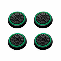 Stick Silicon Black/Green / накладки черно/зелёные [PS4]