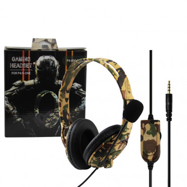 Наушники PS4\X-One Wired Camouflage Green PS4-890 Pro