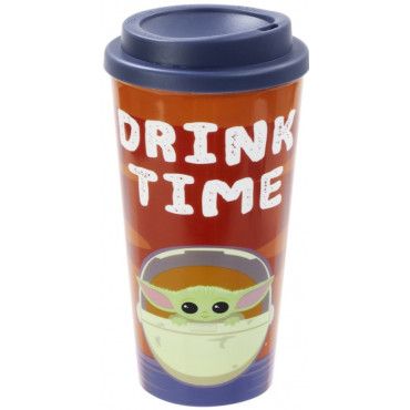 Кружка пластмассовая Funko Star Wars Mandalorian The Child DrinkTime Plastic Lidded Mug UT-SW06486
