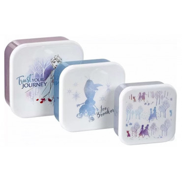 Набор контейнеров для хранения продуктов Funko Frozen 2 Fearless Trust Your Journey 3шт UT-FR06283