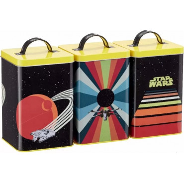 Набор контейнеров для хранения продуктов Funko Star Wars Retro 3шт UT-SW06327