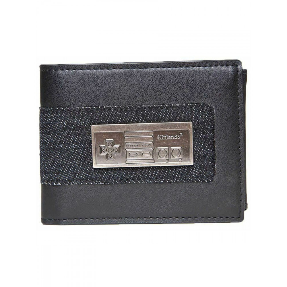 Кошелек Difuzed: Nintendo: Printed NES Logo: Metal Controller Bifold Wallet MW706917NTN