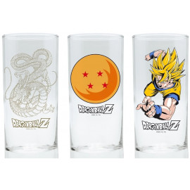 Набор бокалов Dragon Ball Goku Dragon Shenron Ball 3 шт 290ml ABYVER080