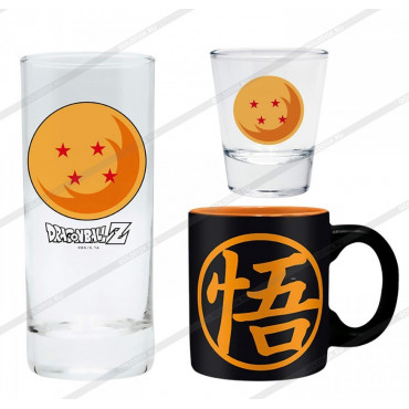 Набор подарочный Dragon Ball Dragon Ball Бокал 290ml+Рюмка 50ml+Кружка 110ml ABYPCK130