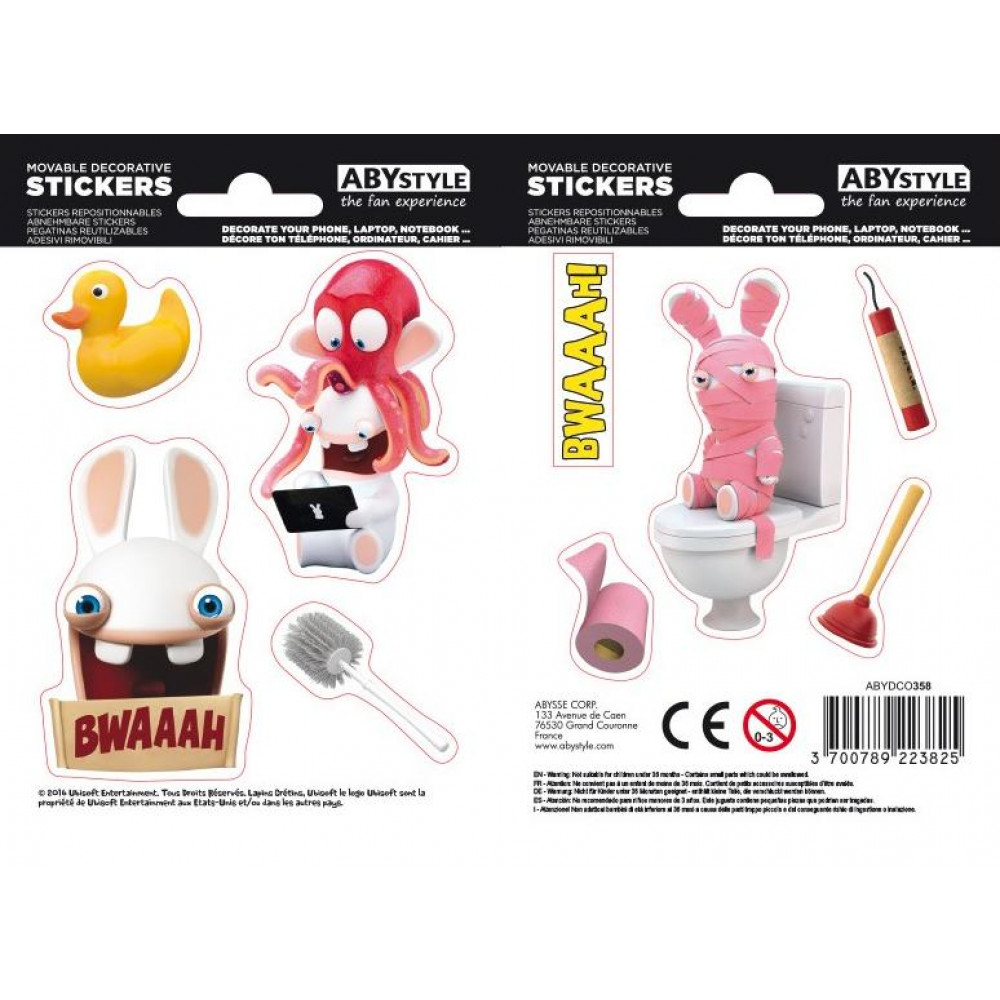 Наклейки Raving Rabbids ABYDCO358