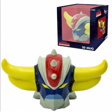 Кружка 3D с крышкой Grendizer Grendizer's head 250ml ABYMUG524