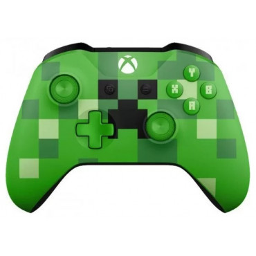 Джойстик Xbox One S/X Controller Wireless Minecraft Creeper (OEM в пакете)